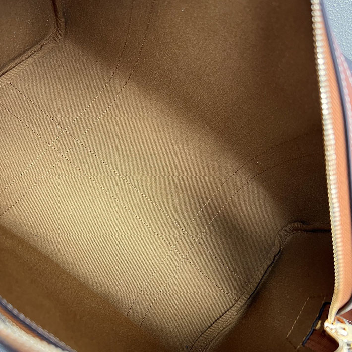 最高級セリーヌスーパーコピー CELINE ラージボストン トリオンフキャンバス&カーフスキン タン 119572CAS.04LU セリーヌ ボストン バッグ - 画像 (6)