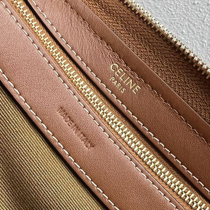 最高級セリーヌスーパーコピー CELINE ラージボストン トリオンフキャンバス&カーフスキン タン 119572CAS.04LU セリーヌ ボストン バッグ - 画像 (3)