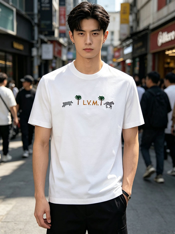 ルイ・ヴィトン メンズ ホワイト Tシャツ(新作)