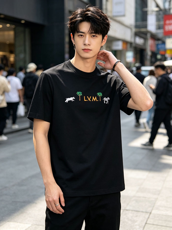 最高級ルイヴィトンスーパーコピー Louis Vuitton コットン 2026年新作 最高品質のブティックTシャツ clothes202600466 ルイ・ヴィトン メンズ ホワイト Tシャツ(新作) - 画像 (2)