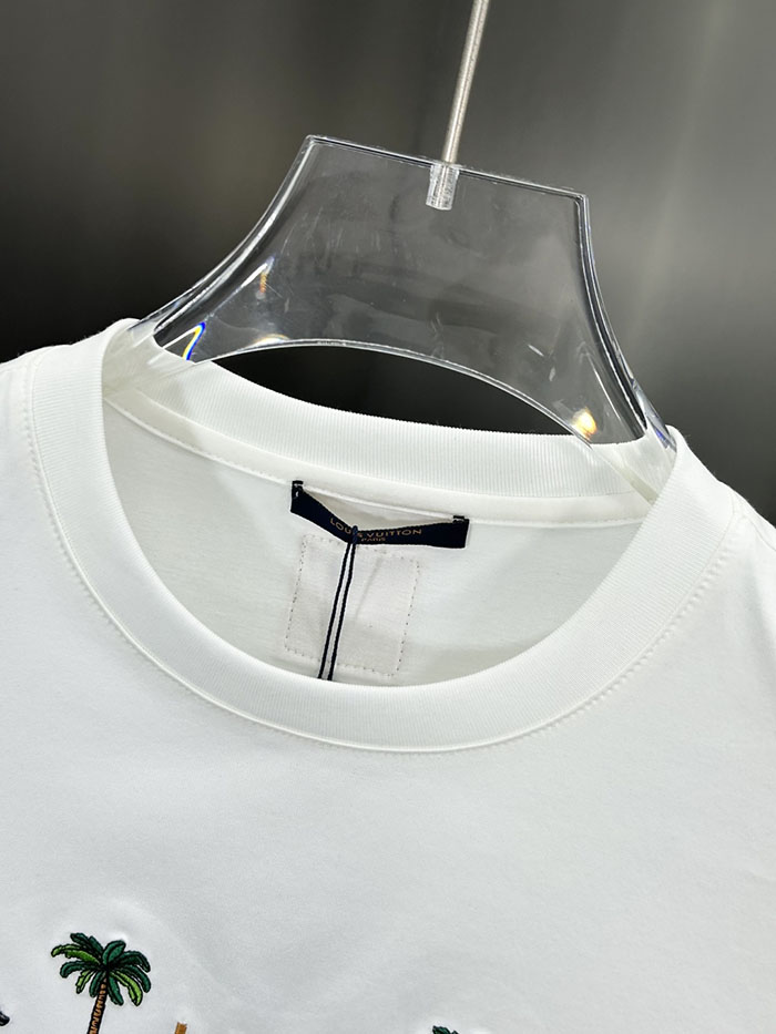 最高級ルイヴィトンスーパーコピー Louis Vuitton コットン 2026年新作 最高品質のブティックTシャツ clothes202600466 ルイ・ヴィトン メンズ ホワイト Tシャツ(新作) - 画像 (7)