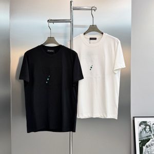 ルイ・ヴィトン ホワイトのクルーネックTシャツ
