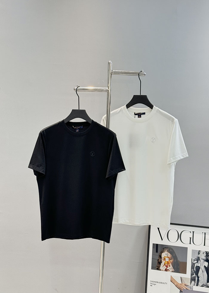 最高級ルイヴィトンスーパーコピー Louis Vuitton コットン 春夏 クラシック コットンTシャツ clothes202600469 ルイ・ヴィトン メンズ ホワイト スリムフィット Tシャツ - 画像 (2)