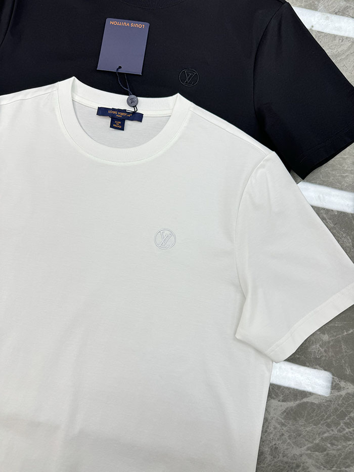 最高級ルイヴィトンスーパーコピー Louis Vuitton コットン 春夏 クラシック コットンTシャツ clothes202600469 ルイ・ヴィトン メンズ ホワイト スリムフィット Tシャツ - 画像 (8)
