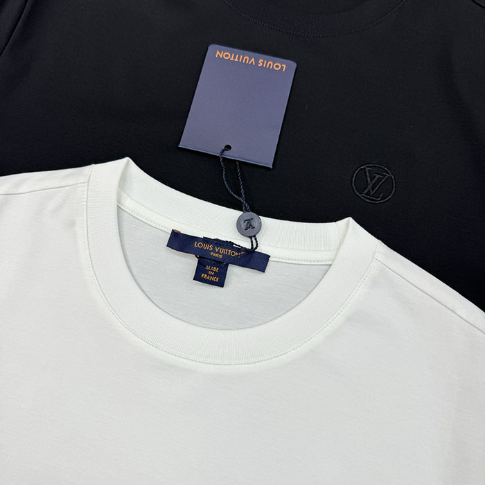 最高級ルイヴィトンスーパーコピー Louis Vuitton コットン 春夏 クラシック コットンTシャツ clothes202600469 ルイ・ヴィトン メンズ ホワイト スリムフィット Tシャツ - 画像 (7)