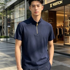 ルイ・ヴィトン ブラックメンズTシャツ