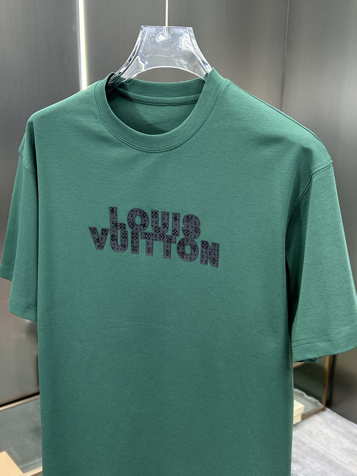 最高級ルイヴィトンスーパーコピー Louis Vuitton シルク 2026年新作クラシックメンズクルーネック半袖Tシャツ clothes202600477 メンズ クルーネック 半袖Tシャツ - 画像 (5)