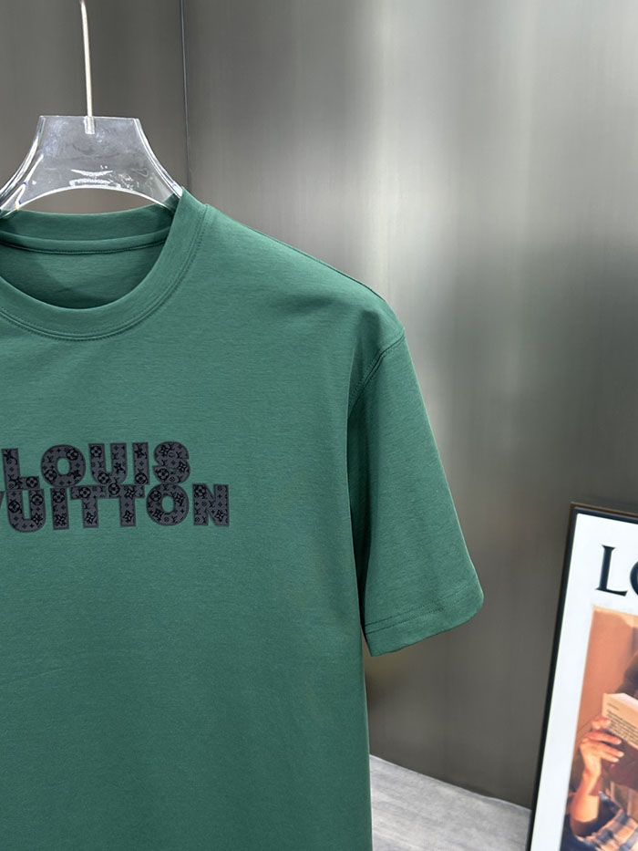 最高級ルイヴィトンスーパーコピー Louis Vuitton シルク 2026年新作クラシックメンズクルーネック半袖Tシャツ clothes202600477 メンズ クルーネック 半袖Tシャツ - 画像 (9)