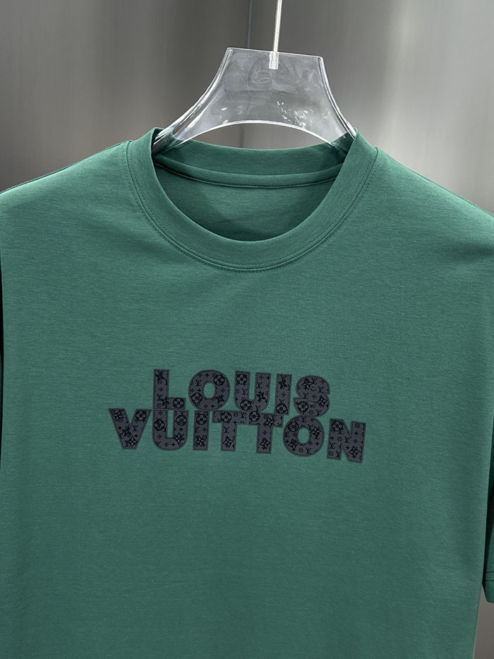 最高級ルイヴィトンスーパーコピー Louis Vuitton シルク 2026年新作クラシックメンズクルーネック半袖Tシャツ clothes202600477 メンズ クルーネック 半袖Tシャツ - 画像 (6)