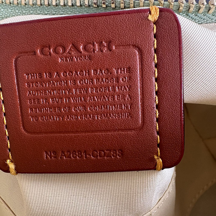 コーチ バッグ アウトレット COACH ケイトリン ショルダー バッグ・キルティング ピスタチオ CDZ88 IMPST コーチ バッグ アウトレット - 画像 (2)