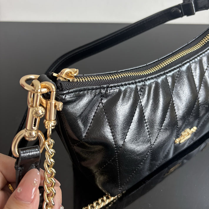 コーチ バッグ アウトレット COACH ケイトリン ショルダー バッグ・キルティング ブラック CDZ88 IMBLK レディース コーチ バッグ - 画像 (5)
