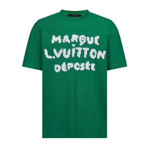 ルイ・ヴィトン グリーン コットンTシャツ