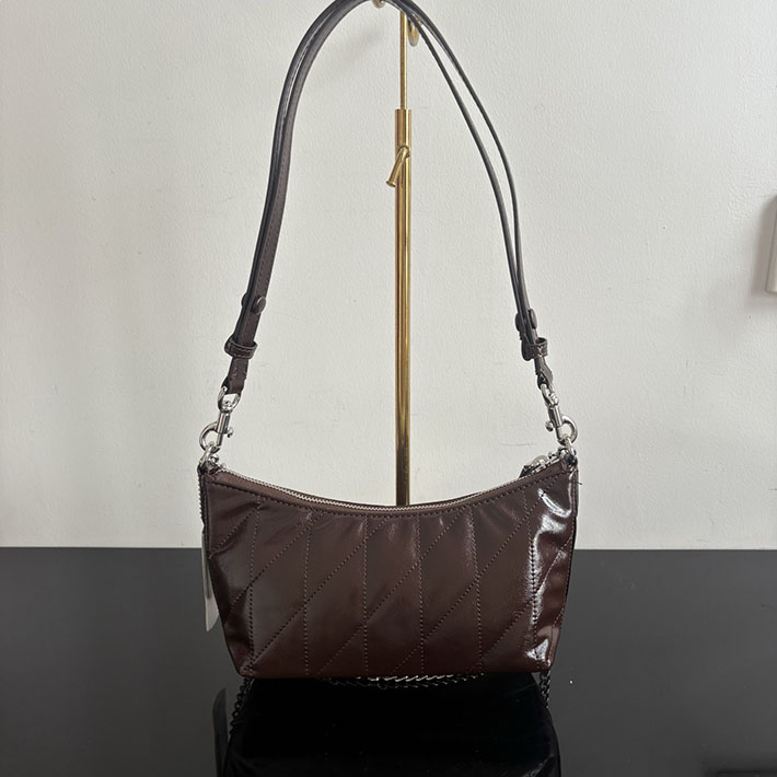 コーチ バッグ アウトレット COACH ケイトリン ショルダー バッグ・キルティング シルバー/メイプル CDZ88 SVMPL レディース コーチ ショルダーバッグ - 画像 (8)