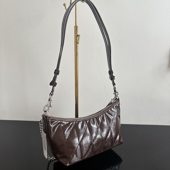 コーチ バッグ アウトレット COACH ケイトリン ショルダー バッグ・キルティング シルバー/メイプル CDZ88 SVMPL レディース コーチ ショルダーバッグ - 画像 (7)