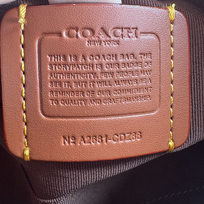 コーチ バッグ アウトレット COACH ケイトリン ショルダー バッグ・キルティング シルバー/メイプル CDZ88 SVMPL レディース コーチ ショルダーバッグ - 画像 (2)