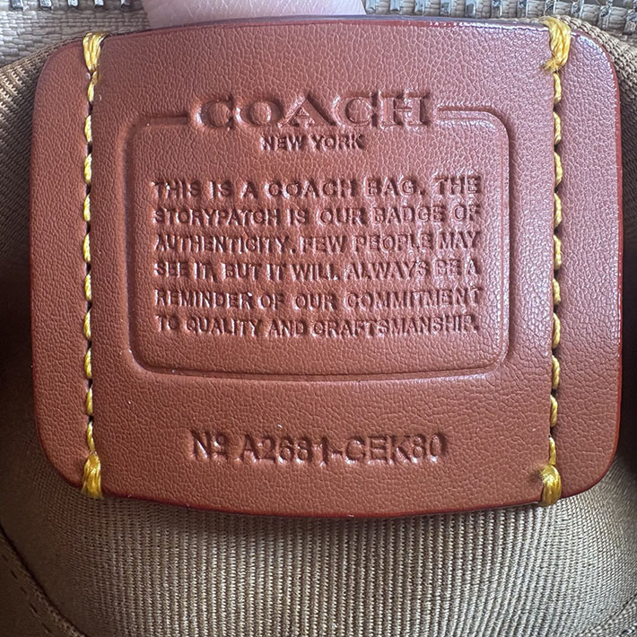 コーチ バッグ アウトレット COACH ケイトリン ショルダー バッグ・シグネチャー キャンバス サンド/トープ CEK80 SVPWH コーチ ショルダーバッグ アウトレット - 画像 (2)