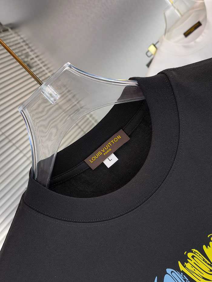 最高級ルイヴィトンスーパーコピー Louis Vuitton コットン 26SS 夏新作 クルーネック 半袖Tシャツ clothes202600490 ルイ・ヴィトン メンズプレミアムコットンTシャツ - 画像 (7)