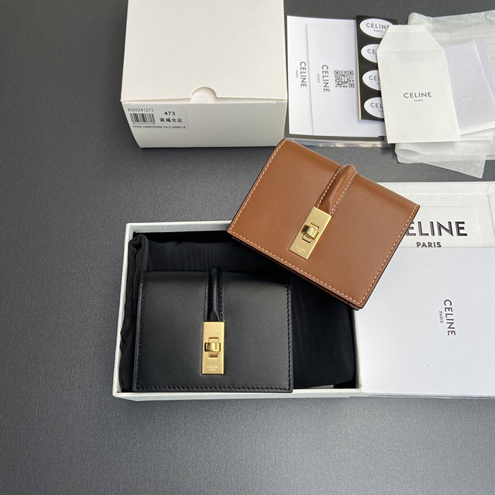 最高級セリーヌスーパーコピー CELINE フラップ付き カードホルダー 16 サテンドカーフスキン ブラック 10M473GCG.38NO セリーヌ 財布 人気ランキング - 画像 (7)