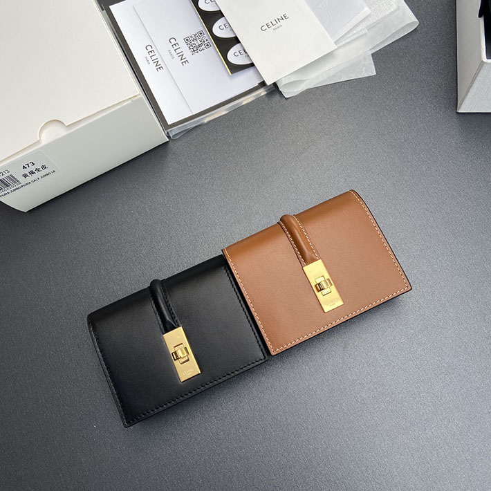 最高級セリーヌスーパーコピー CELINE フラップ付き カードホルダー 16 サテンドカーフスキン ブラック 10M473GCG.38NO セリーヌ 財布 人気ランキング - 画像 (3)