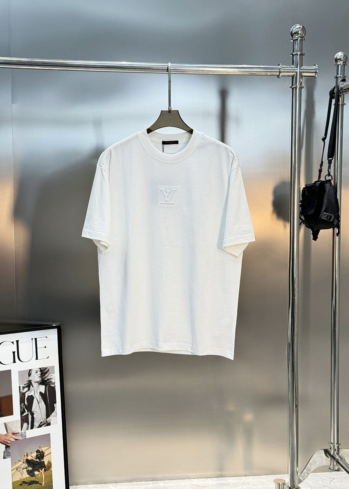 最高級ルイヴィトンスーパーコピー Louis Vuitton コットン 26ss シンプルデザインの最新トレンドブランドTシャツ clothes202600499 ルイ・ヴィトン Tシャツ 新作 - 画像 (5)