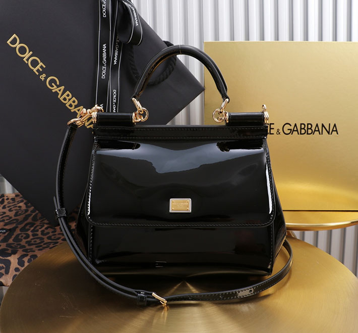 ドルガバ バッグ アウトレット Dolce & Gabbana ハンドバッグ BORSA A MANO ブラック 158052145709555 ドルガバ バッグ アウトレット - 画像 (9)