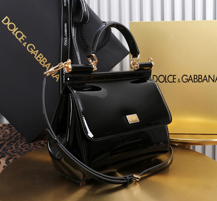 ドルガバ バッグ アウトレット Dolce & Gabbana ハンドバッグ BORSA A MANO ブラック 158052145709555 ドルガバ バッグ アウトレット - 画像 (8)