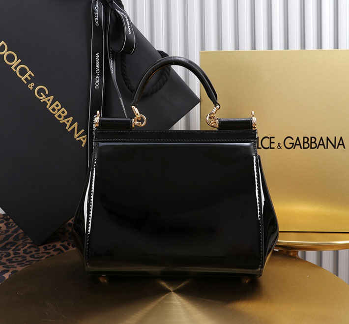 ドルガバ バッグ アウトレット Dolce & Gabbana ハンドバッグ BORSA A MANO ブラック 158052145709555 ドルガバ バッグ アウトレット - 画像 (7)