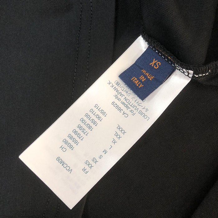 最高級ルイヴィトンスーパーコピー Louis Vuitton コットン 26ss新作メンズ・レディース兼用万能半袖Tシャツ clothes202600500 ルイ・ヴィトンTシャツ(黒) - 画像 (4)