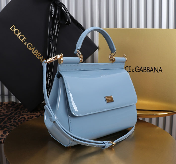 ドルガバ バッグ アウトレット Dolce & Gabbana ハンドバッグ BORSA A MANO スカイブルー 2633504 ドルガバ 新作 バッグ - 画像 (8)