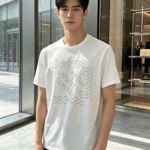 ルイ・ヴィトン メンズ ホワイト Tシャツ
