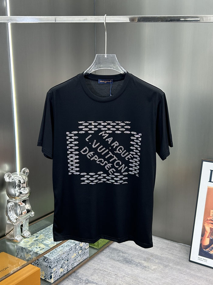 最高級ルイヴィトンスーパーコピー Louis Vuitton コットン 2026年新作 最高品質のブティックTシャツclothes202600505 ルイ・ヴィトン メンズ ホワイト Tシャツ - 画像 (8)