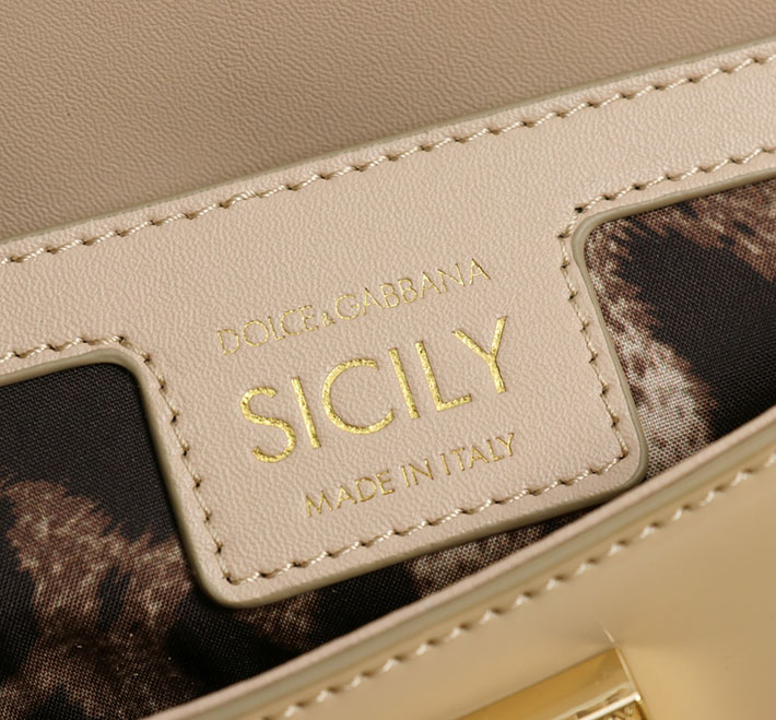 ドルガバ バッグ アウトレット Dolce & Gabbana ハンドバッグ シシリー スモール ベージュ 2633506 ドルチェ&ガッバーナ バッグ 公式 - 画像 (4)