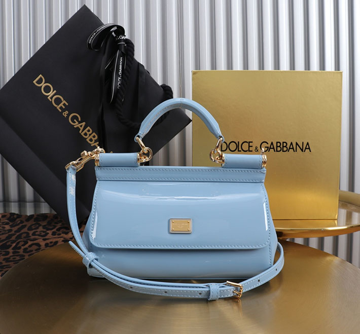 ドルガバ バッグ アウトレット Dolce & Gabbana ハンドバッグ シシリー スモール スカイブルー 2633508 ドルガバ バッグ レディース - 画像 (9)