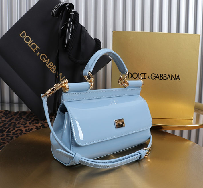 ドルガバ バッグ アウトレット Dolce & Gabbana ハンドバッグ シシリー スモール スカイブルー 2633508 ドルガバ バッグ レディース - 画像 (8)