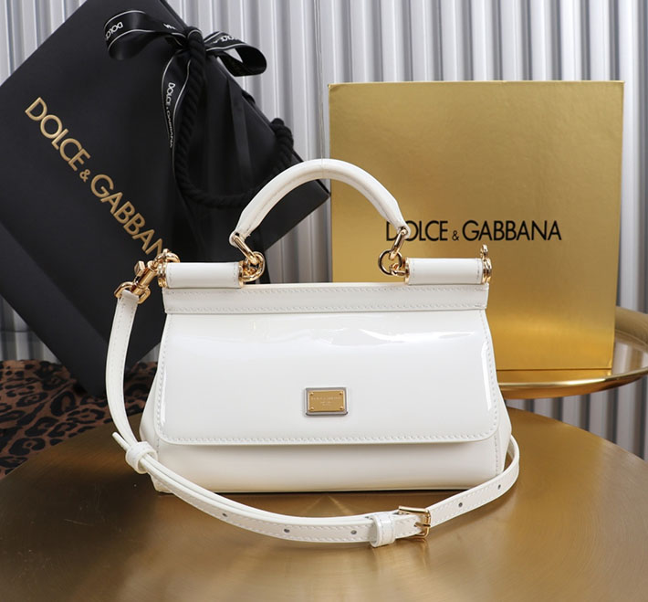 ドルガバ バッグ アウトレット Dolce & Gabbana ハンドバッグ シシリー スモール ホワイト 158052145123177 ドルガバ バッグ ショルダー - 画像 (9)