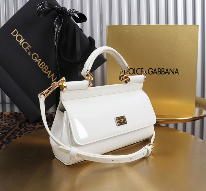 ドルガバ バッグ アウトレット Dolce & Gabbana ハンドバッグ シシリー スモール ホワイト 158052145123177 ドルガバ バッグ ショルダー - 画像 (8)