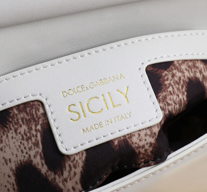 ドルガバ バッグ アウトレット Dolce & Gabbana ハンドバッグ シシリー スモール ホワイト 158052145123177 ドルガバ バッグ ショルダー - 画像 (3)