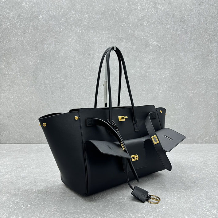 バレンシアガ バッグ 人気 レディース BALENCIAGA BEL AIR MEDIUM CARRY ALL バッグ ブラック 805481-2ABAV-1000 バレンシアガ トートバッグ 人気 - 画像 (9)