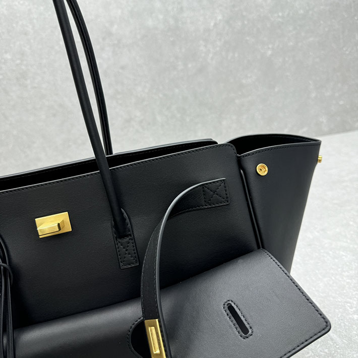 バレンシアガ バッグ 人気 レディース BALENCIAGA BEL AIR MEDIUM CARRY ALL バッグ ブラック 805481-2ABAV-1000 バレンシアガ トートバッグ 人気 - 画像 (6)
