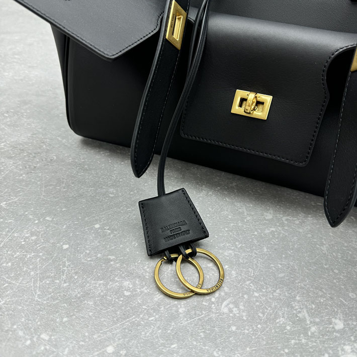 バレンシアガ バッグ 人気 レディース BALENCIAGA BEL AIR MEDIUM CARRY ALL バッグ ブラック 805481-2ABAV-1000 バレンシアガ トートバッグ 人気 - 画像 (5)