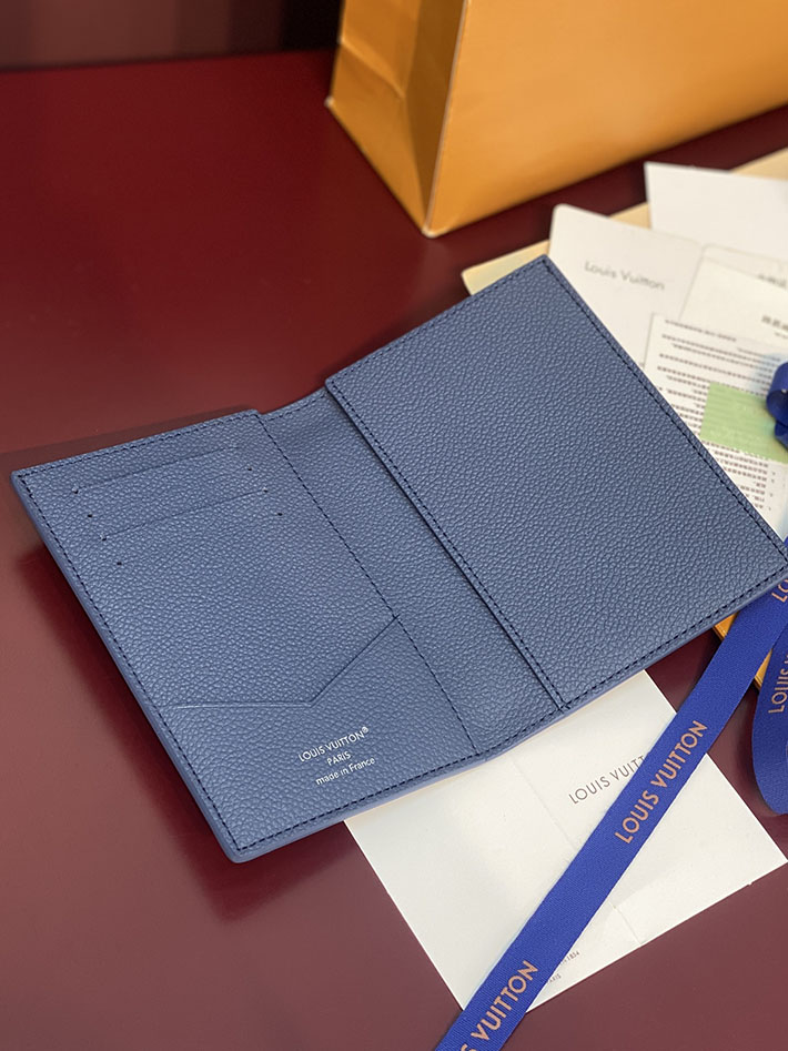 最高級ルイヴィトンスーパーコピー Louis Vuitton パスポートカバー クーヴェルテュール・パスポール インディゴ M28616 ルイヴィトン パスポートケース - 画像 (7)