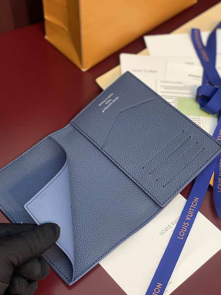 最高級ルイヴィトンスーパーコピー Louis Vuitton パスポートカバー クーヴェルテュール・パスポール インディゴ M28616 ルイヴィトン パスポートケース - 画像 (6)