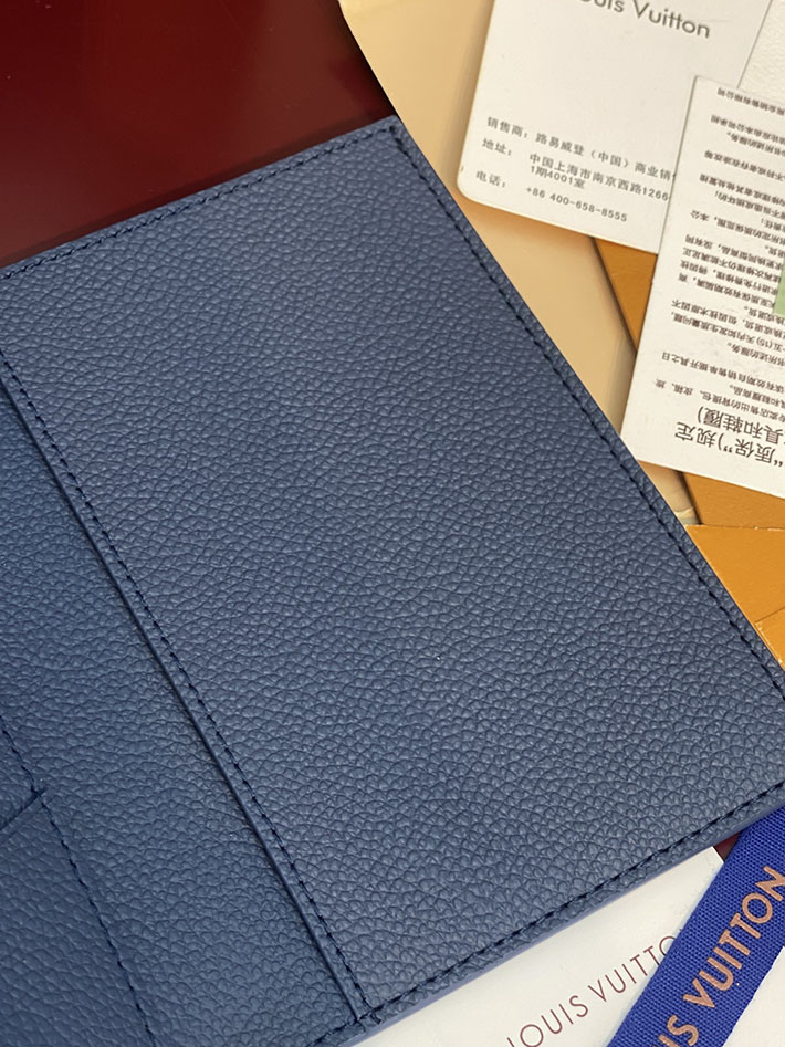 最高級ルイヴィトンスーパーコピー Louis Vuitton パスポートカバー クーヴェルテュール・パスポール インディゴ M28616 ルイヴィトン パスポートケース - 画像 (5)