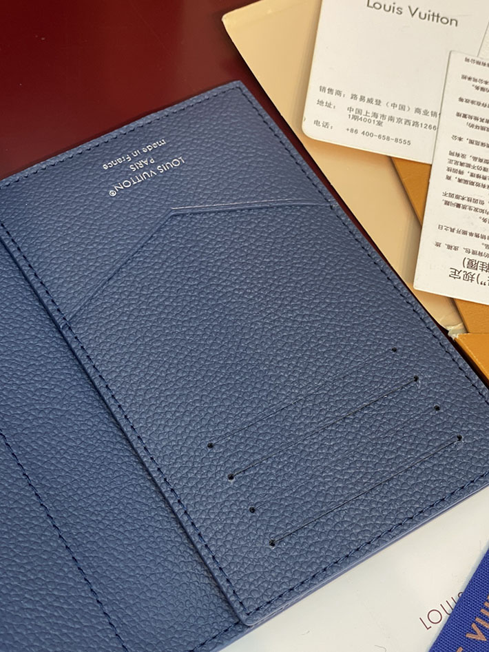 最高級ルイヴィトンスーパーコピー Louis Vuitton パスポートカバー クーヴェルテュール・パスポール インディゴ M28616 ルイヴィトン パスポートケース - 画像 (4)