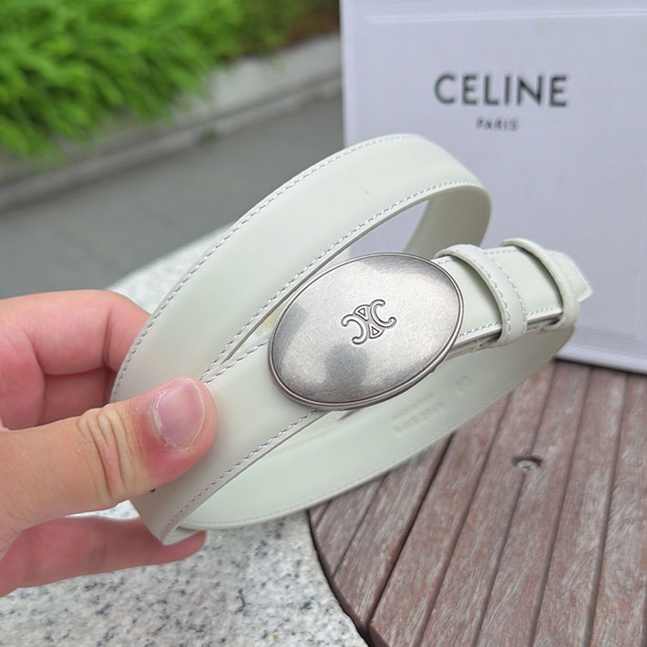 最高級セリーヌスーパーコピー CELINE レディース ミディアム リバーシブル アリクス ベルト ホワイト 2633539 セリーヌ ベルト コピー - 画像 (8)