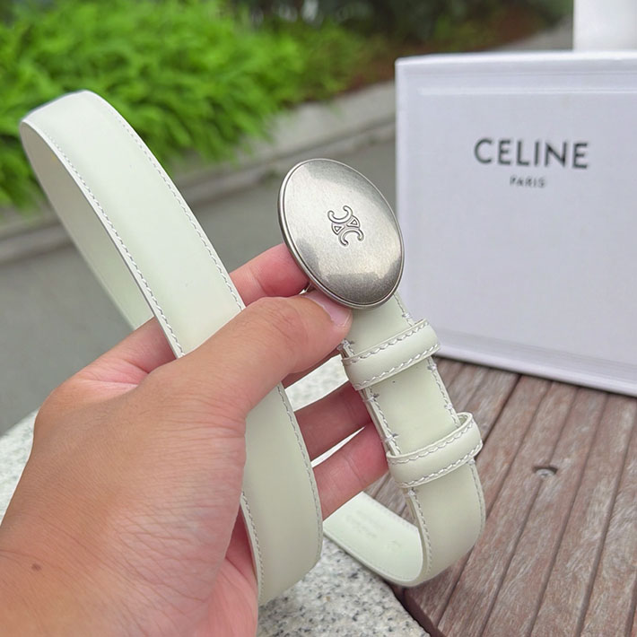 最高級セリーヌスーパーコピー CELINE レディース ミディアム リバーシブル アリクス ベルト ホワイト 2633539 セリーヌ ベルト コピー - 画像 (6)