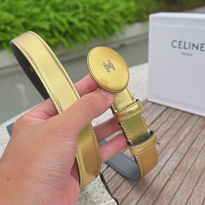 最高級セリーヌスーパーコピー CELINE レディース ミディアム リバーシブル アリクス ベルト ゴールド 2633544 セリーヌ ベルト 安い - 画像 (6)