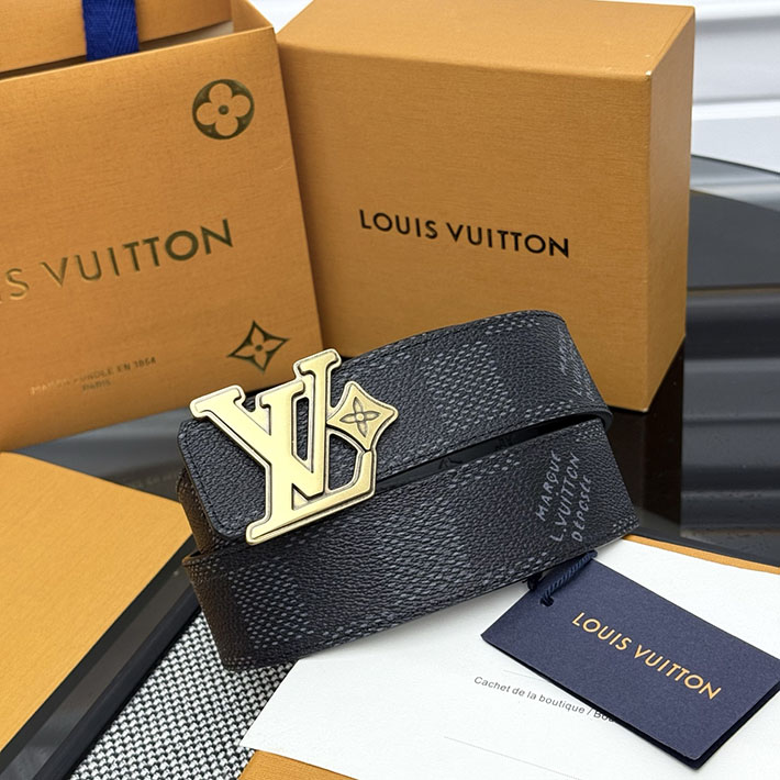 最高級ルイヴィトンスーパーコピー Louis Vuitton 本革 幅4cm ビジネス レザーベルト 12色から選べます 2633547 ヴィトン ベルト メンズ - 画像 (5)