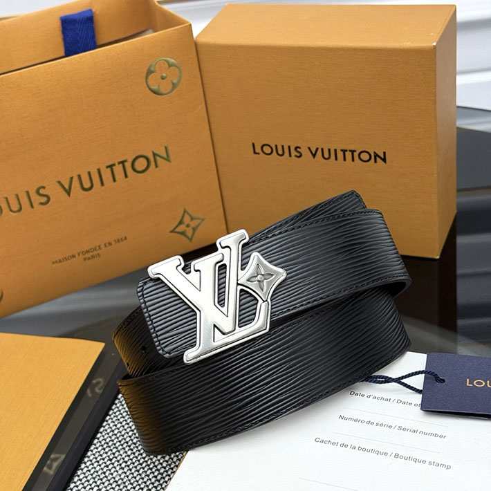 最高級ルイヴィトンスーパーコピー Louis Vuitton 本革 幅4cm ビジネス レザーベルト 12色から選べます 2633547 ヴィトン ベルト メンズ - 画像 (3)