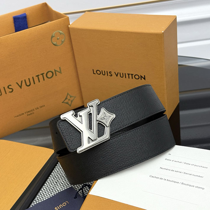 最高級ルイヴィトンスーパーコピー Louis Vuitton 本革 幅4cm ビジネス レザーベルト 12色から選べます 2633547 ヴィトン ベルト メンズ - 画像 (2)